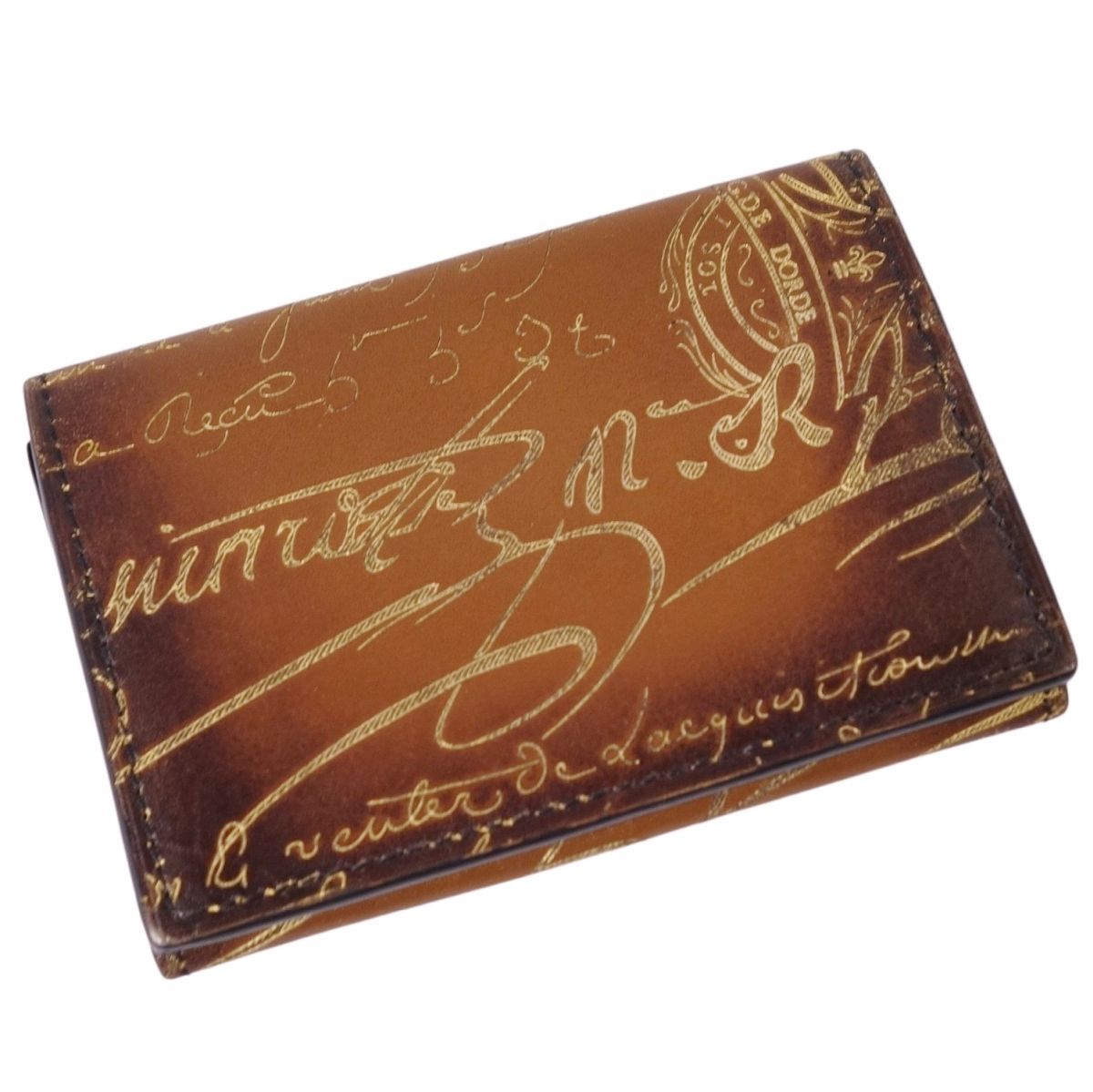 関税込スタンプｘ金銀Wパティーヌ希少品!! ベルルッティ IMBUIA (Berluti/カードケース・名刺入れ) 97812889【BUYMA】