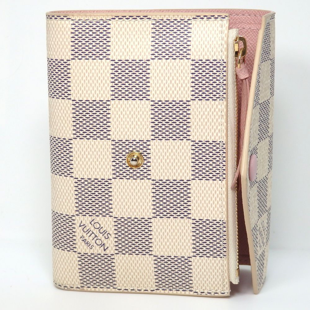 ルイヴィトン ポルトフォイユ エミリー ダミエアズール ローズバレリーヌ LOUIS VUITTON ルイ・ヴィトン ダミエアズール ポルトフォイユ