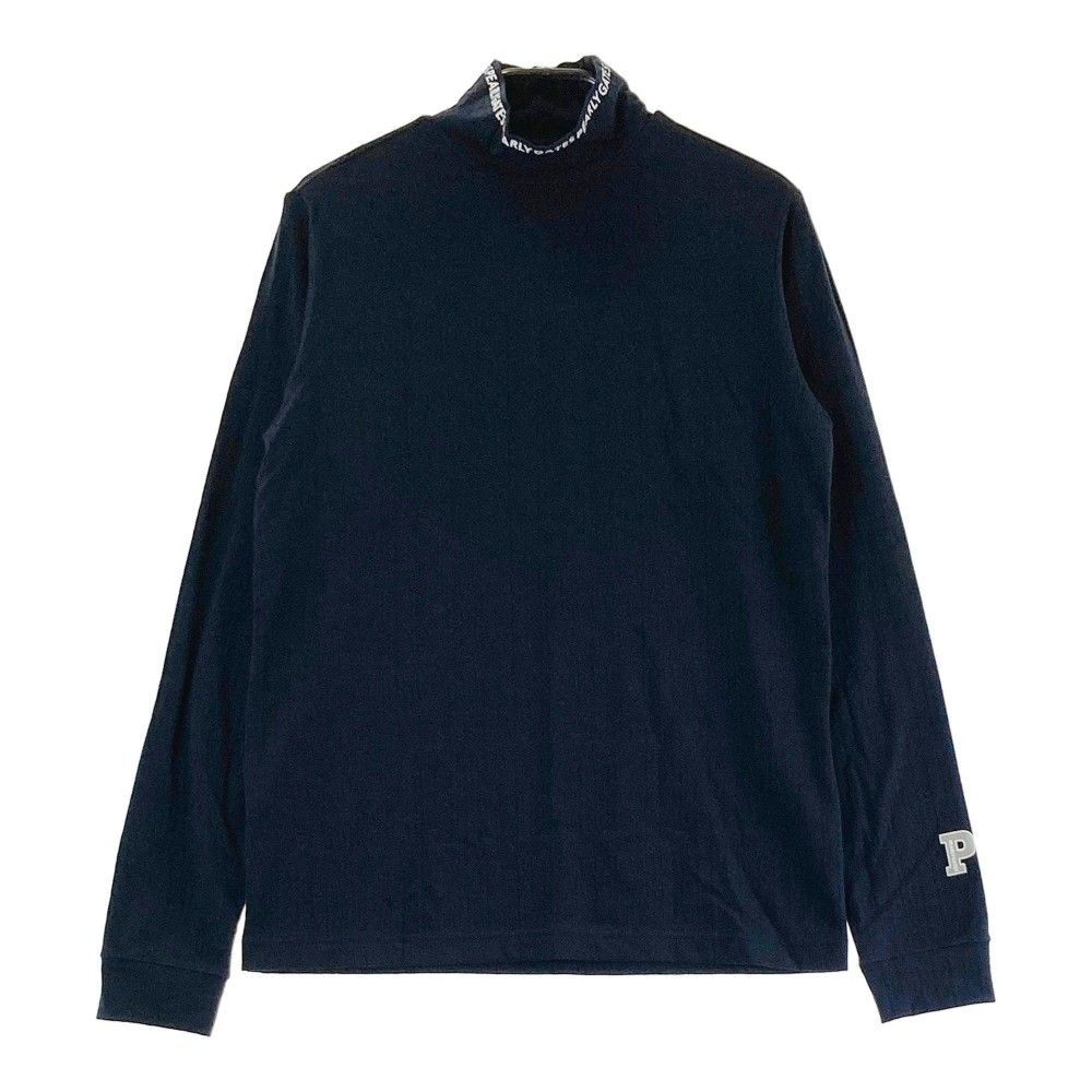 サイズ：2 PEARLY GATES パーリーゲイツ  ハイネック長袖Tシャツ  ブラック系 [240101434224] ゴルフウェア レディース ストスト サイズ：2 PEARLY GATES パーリーゲイツ ハイネック長袖Tシャツ