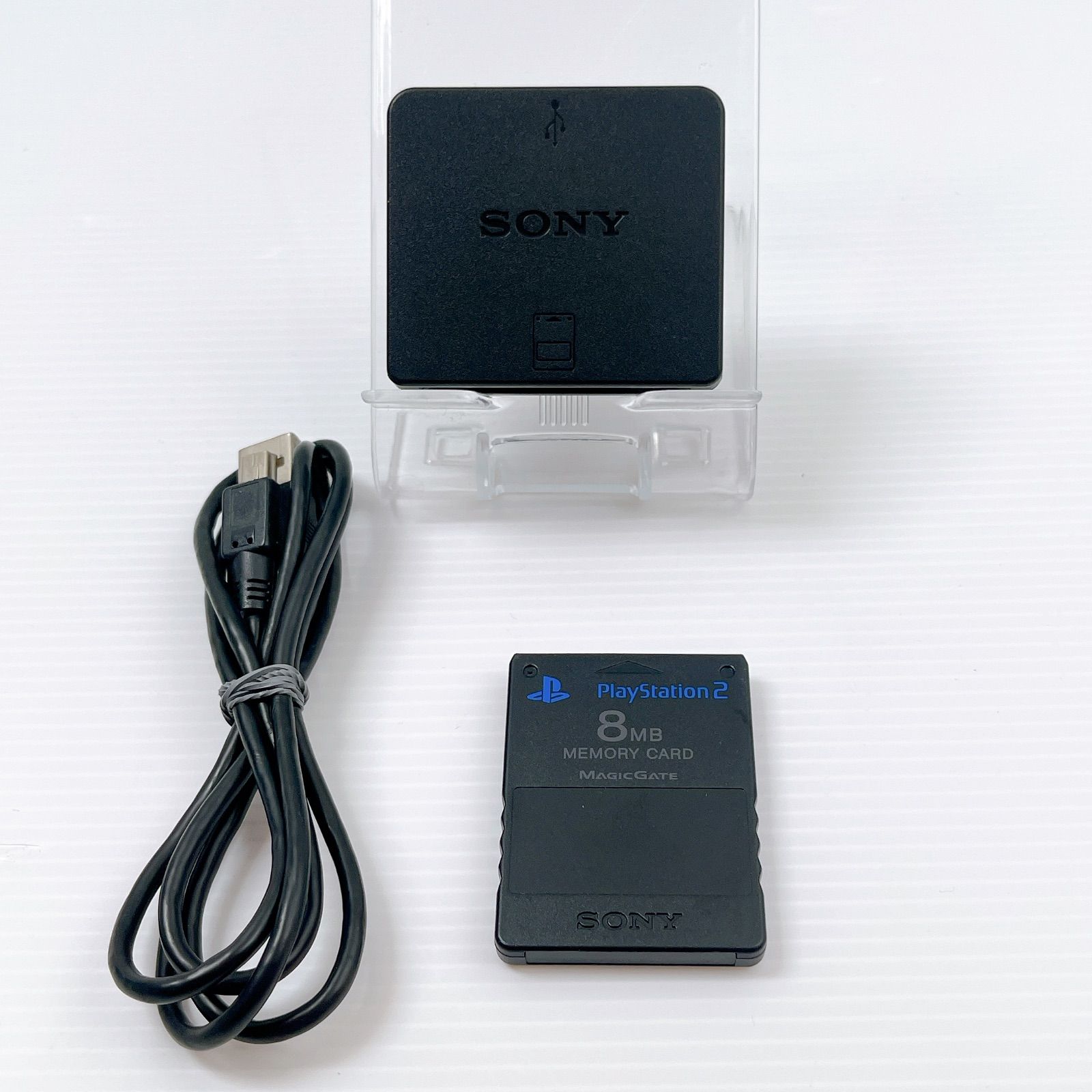【新品未使用】PS3メモリーカード アダプター（CECHZM1）＋おまけケーブル 美品 プレステ3 メモリーカードアダプター 動作確認済み SONY