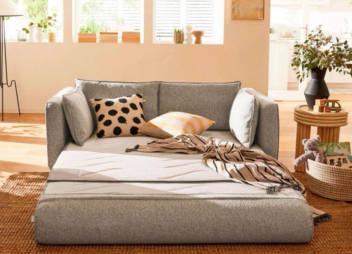 トライアルリユース品 品 コアラソファーベッドCUSHY セミダブル 色 ペッパーグレー NEXPOTALLINN_EU