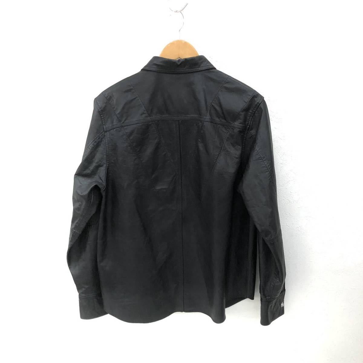 タグ付き未使用品 DIESEL ディーゼル レザージャケット ブラック