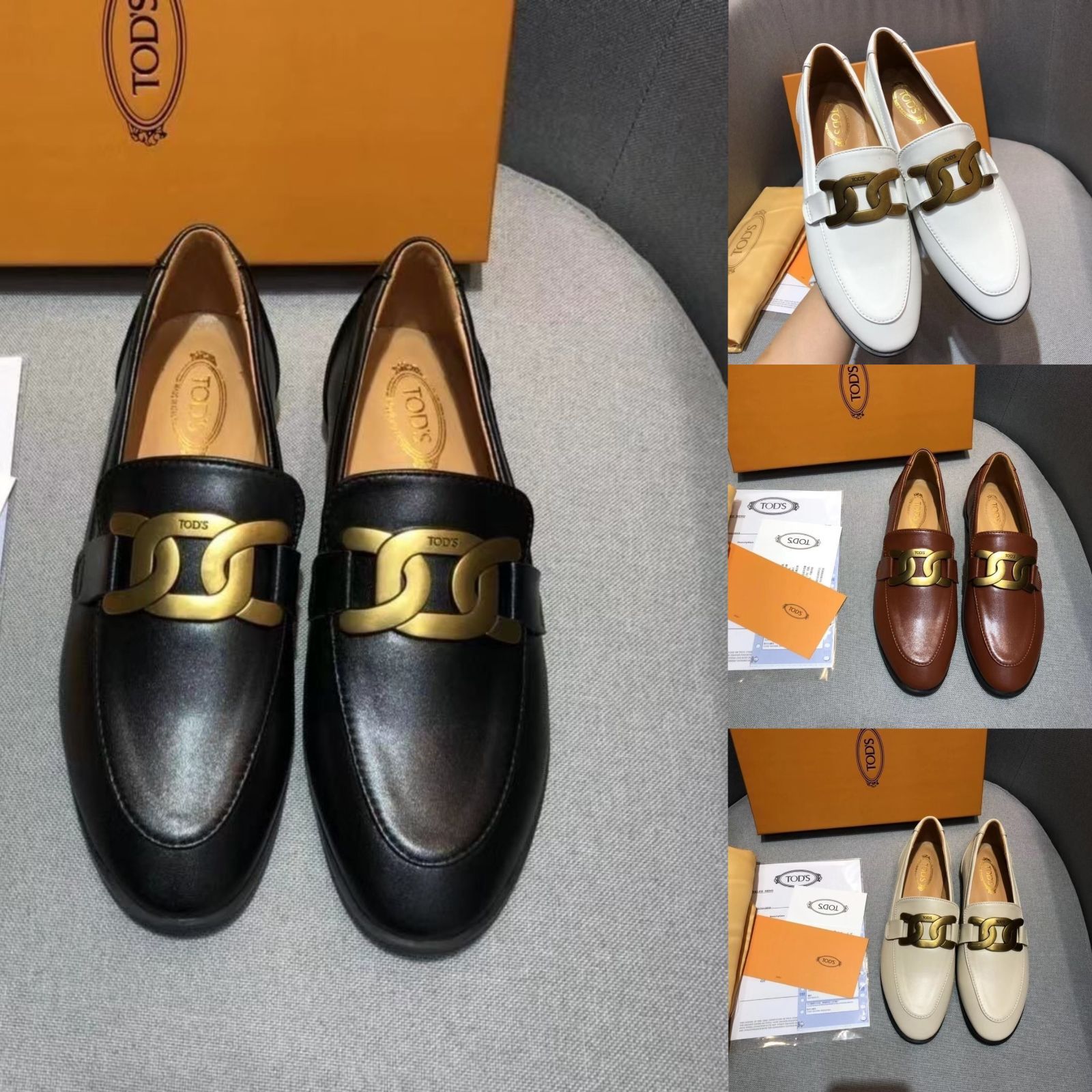 TOD’S トッズ レザー ローファー モカシン 4色