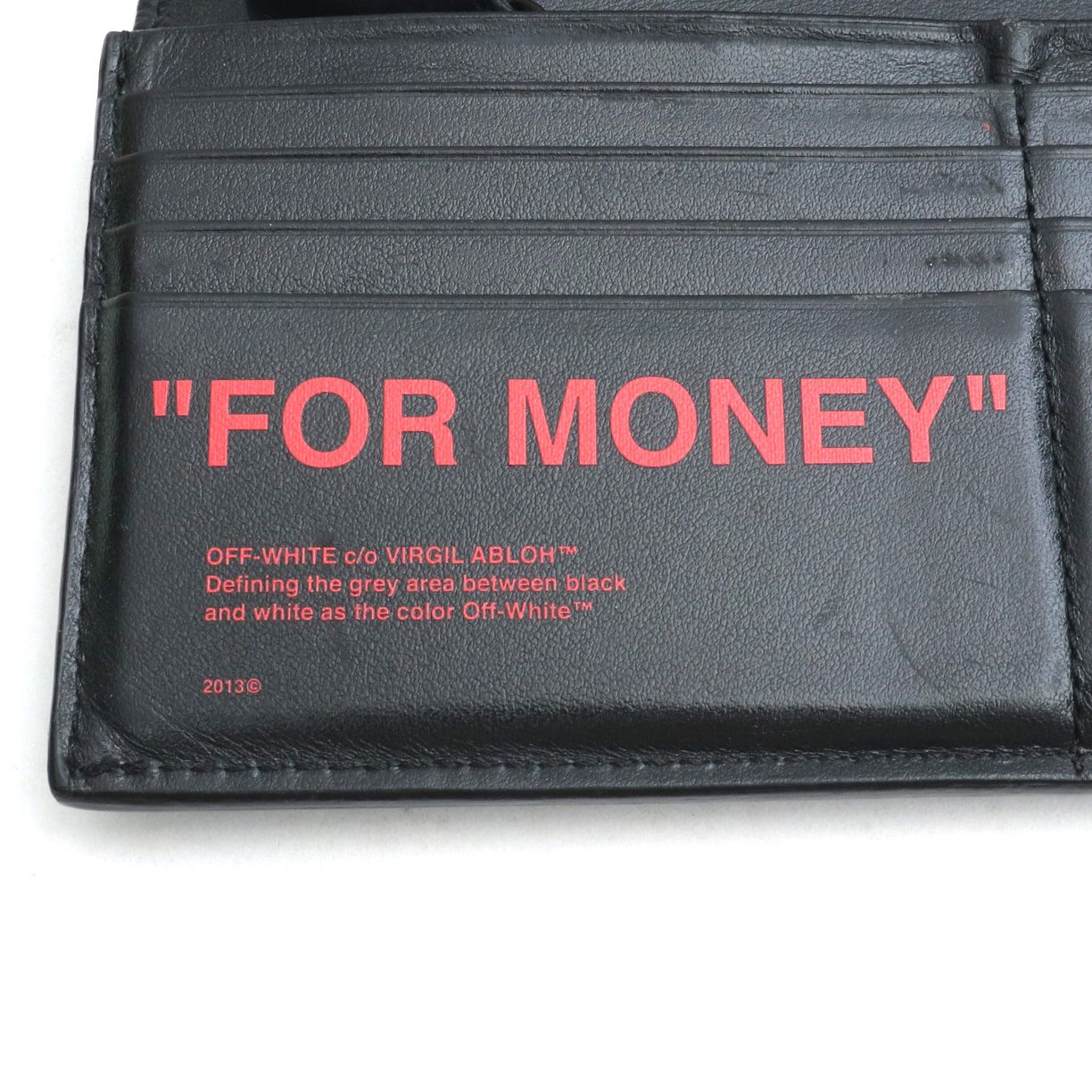 OFF-WHITE Quote Yen Wallet ブラック - メルカリ 