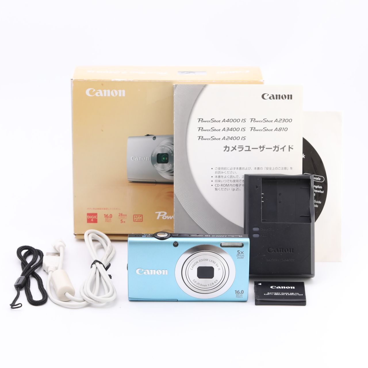 Canon デジタルカメラ PowerShot A2400IS 1600万画素 カメラ本舗｜Camera honpo メルカリ