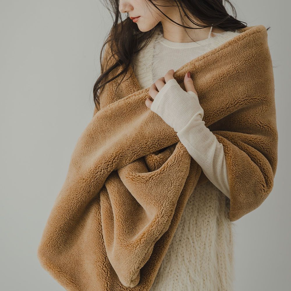 夢展望公式 [新品未使用] テディベアストール [キャメル] 他カラー別  