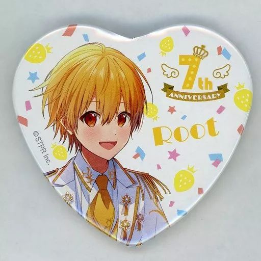 すとぷりハート缶バッジ るぅと 7th Anniversaryver.！！