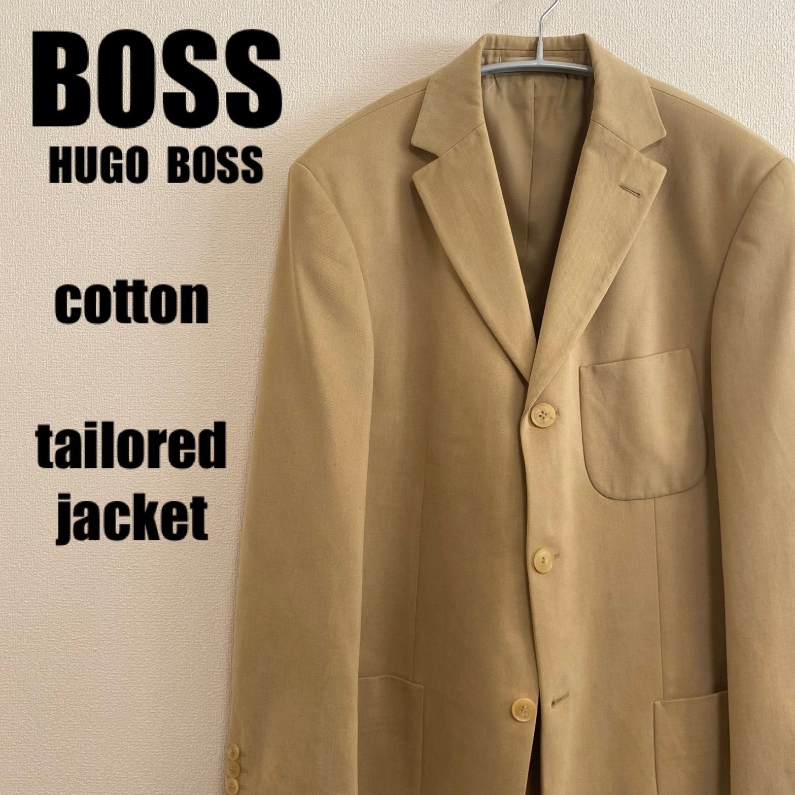 HUGO BOSS ヒューゴボス テーラードジャケット コットンジャケット ...