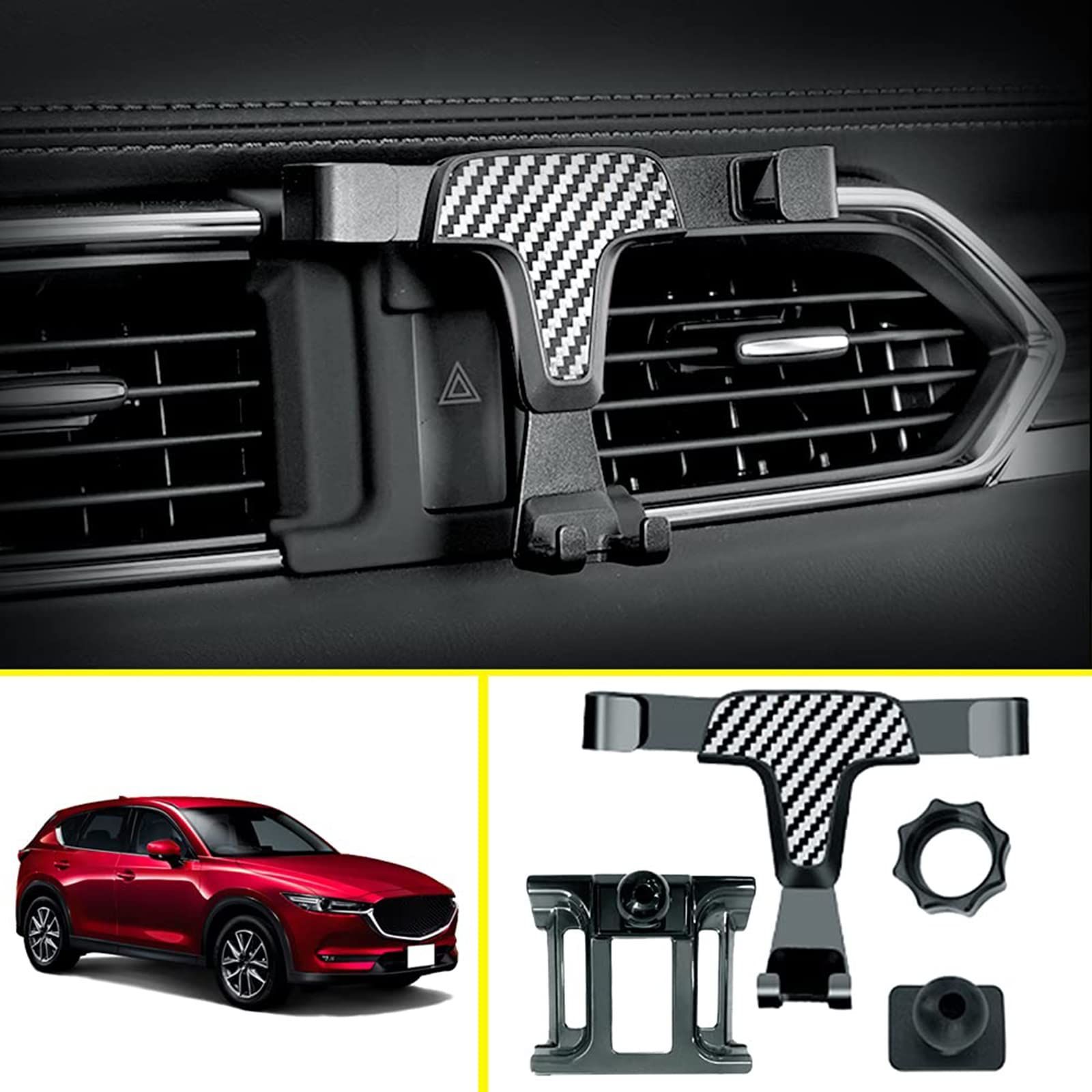 CX-8用 センターエアコン吹き出し口 調整可能 CX-5に。