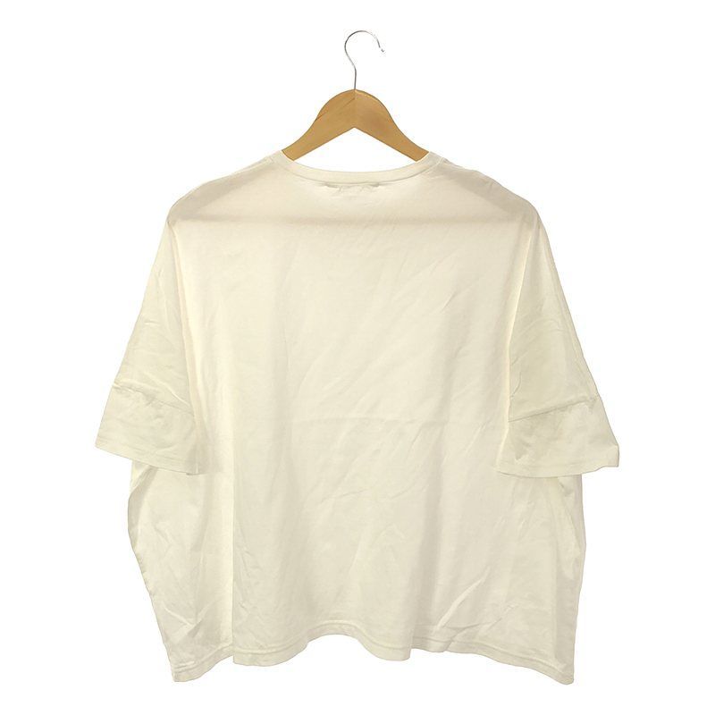 【美品】ENFOLD スビン天竺 ワイドボックスTシャツ ENFOLD / エンフォルド | スビン天竺 ワイドボックスT シャツ | 38