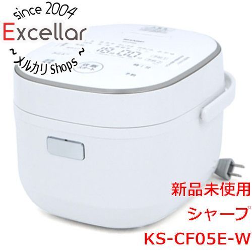 bn 13 SHARP マイコン炊飯器 3合炊き KS-CF05E-W ホワイト