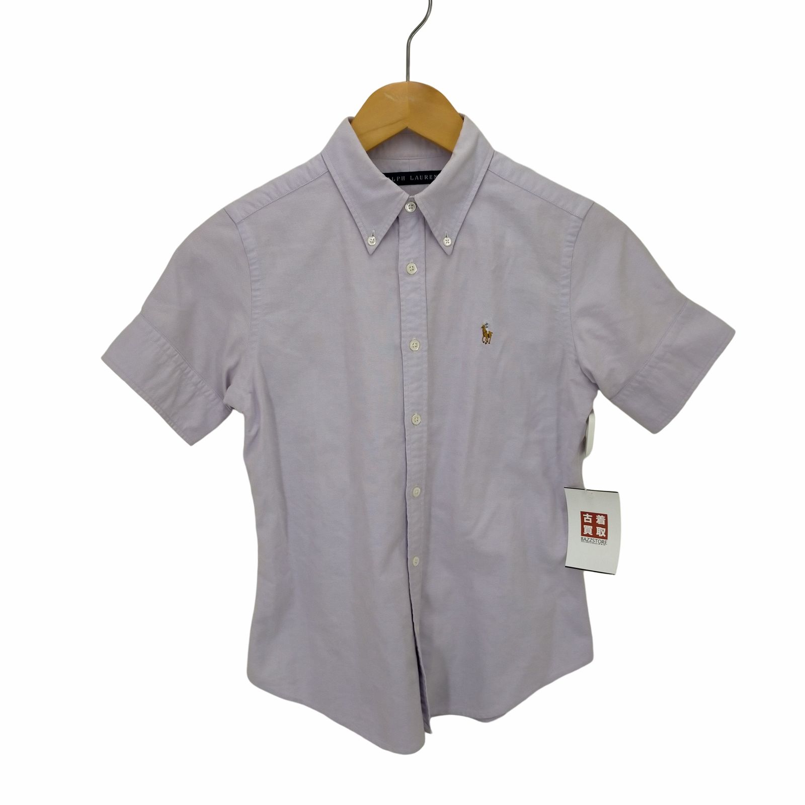 ラルフローレン RALPH LAUREN ワンポイント刺繍半袖ボタンダウンシャツ 