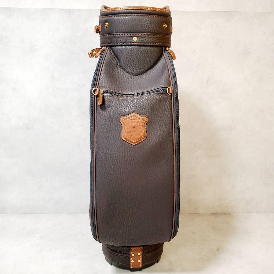 美品 HONMA ホンマ 本間 クラシック レザー キャディバッグ ゴルフバッグ ホンマ HONMA 本間ゴルフ キャディバッグ オールドモデル クラシックタイプ