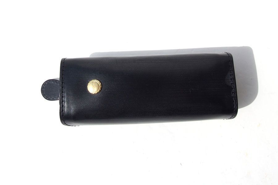 新品｜未使用｜ガンゾ｜ganzo｜ブライドルレザー立体キーポーチ