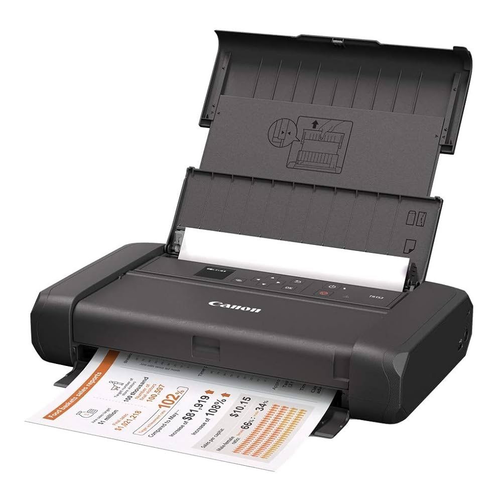 WJ25 Canon キャノン モバイルプリンター TR153 小型 軽量 モバイルインクジェットプリンター A4カラー印刷