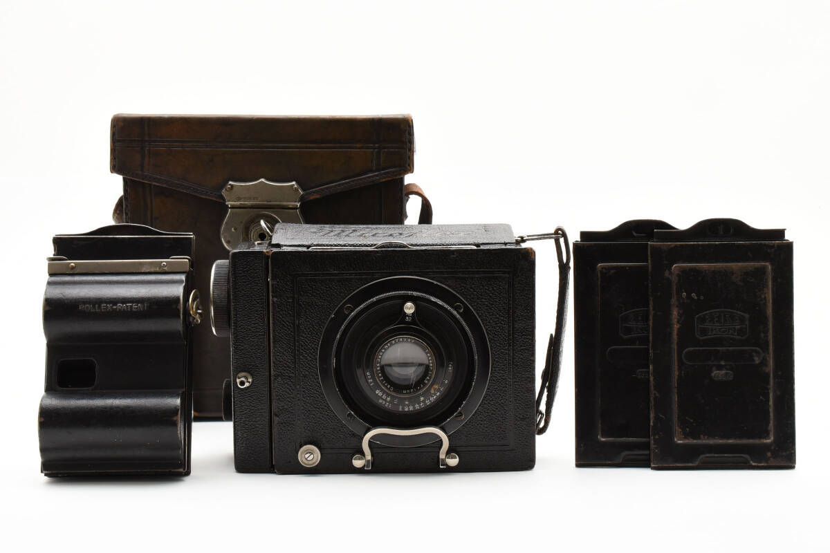 付属品多数 ツァイスイコン ZEISS IKON micoflex CarlZeiss Tessar 1 4.5 12cm ROLLEX-PATENT HOLDER フィルム板665|2 1526A25