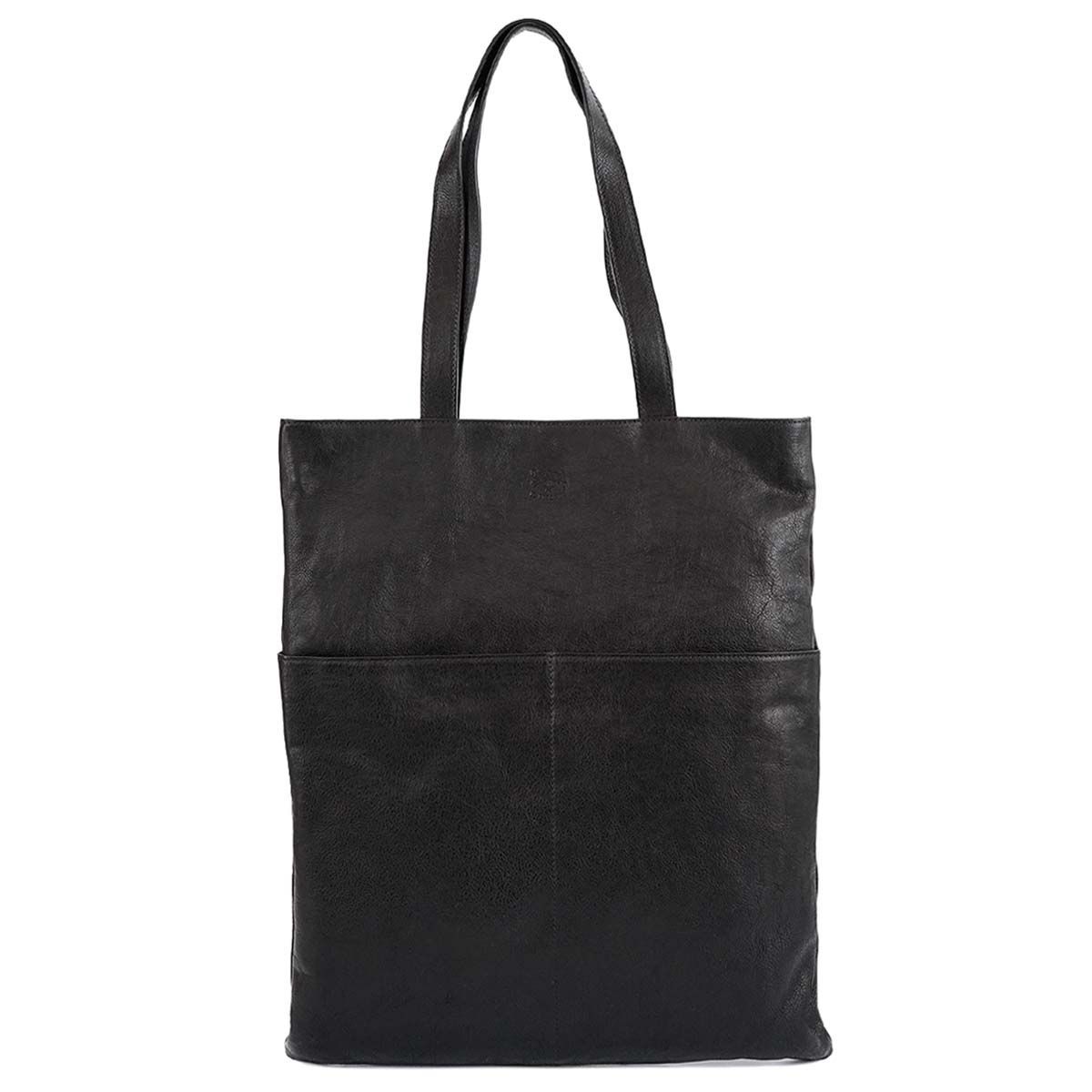 IL BISONTE イルビゾンテ トートバッグ BTO137 PO0001 TOTE BAG MEDIUM レディース 女性 メンズ 男性 ユニセックス 男女兼用 A4収納 BK131 NERO ブラック