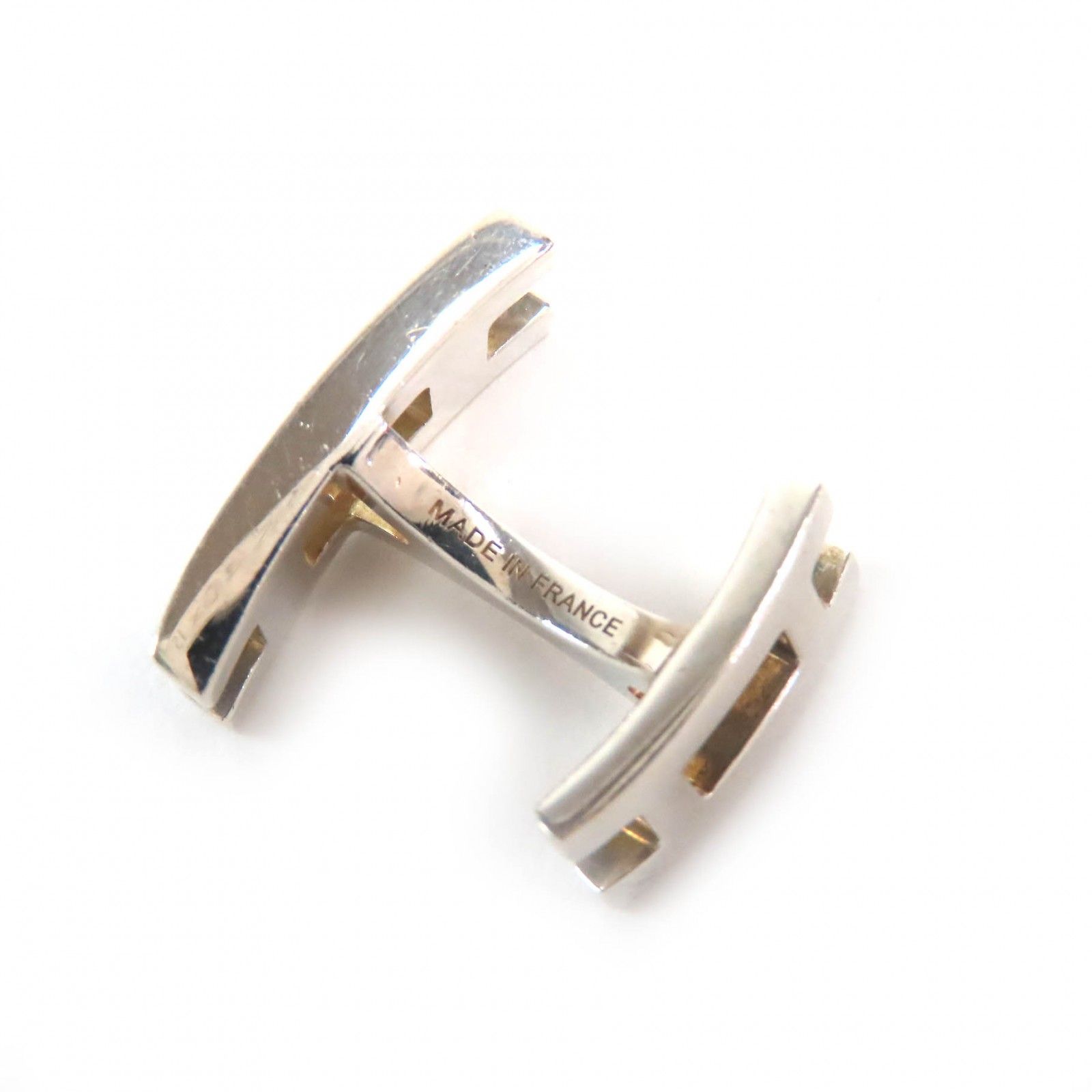 良品✨ エルメス カフス Hモチーフ Ag925 ヴィンテージ HERMES 美品 エルメス Hロゴ カフス カフスボタン カフリンクス