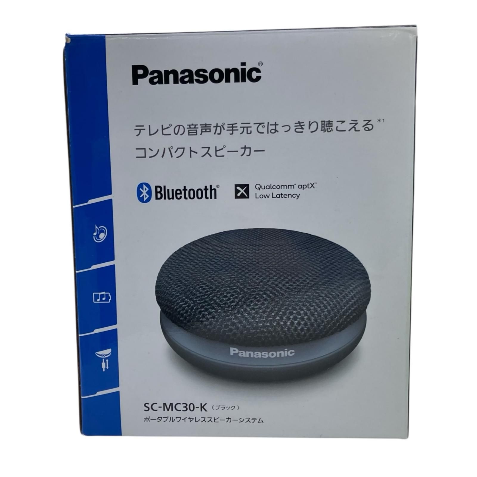 186000 現状品 Panasonic パナソニック ワイヤレススピーカー SC-MC30 ブラック Bluetooth