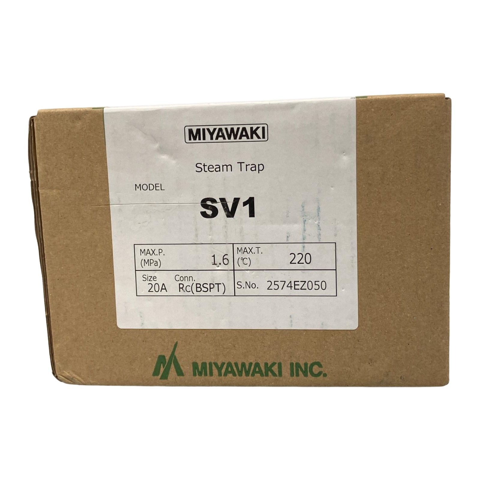 △△MIYAWAKI スチームトラップ STEAM TRAP SV1