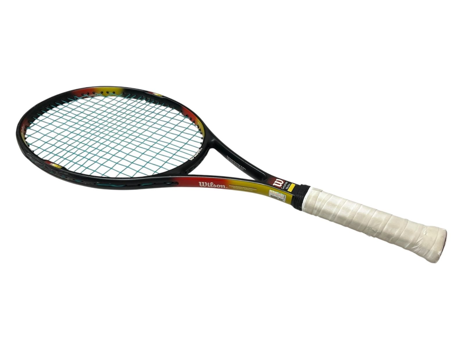 Wilson テニスラケット オレンジ ブラック Wilson BURN V5 100s テニス