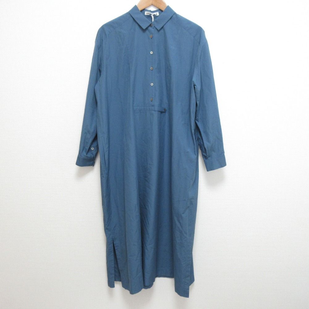 美品 mina perhonen ミナペルホネン grain コットンシルク ドレス