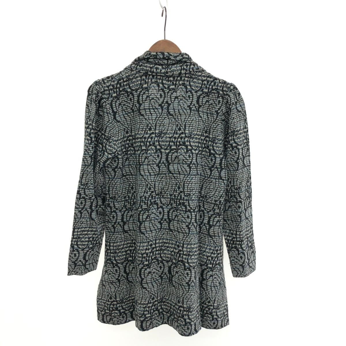 超激得 斉藤都世子/サイトウトヨコ*総柄/ラメニットロングワンピース