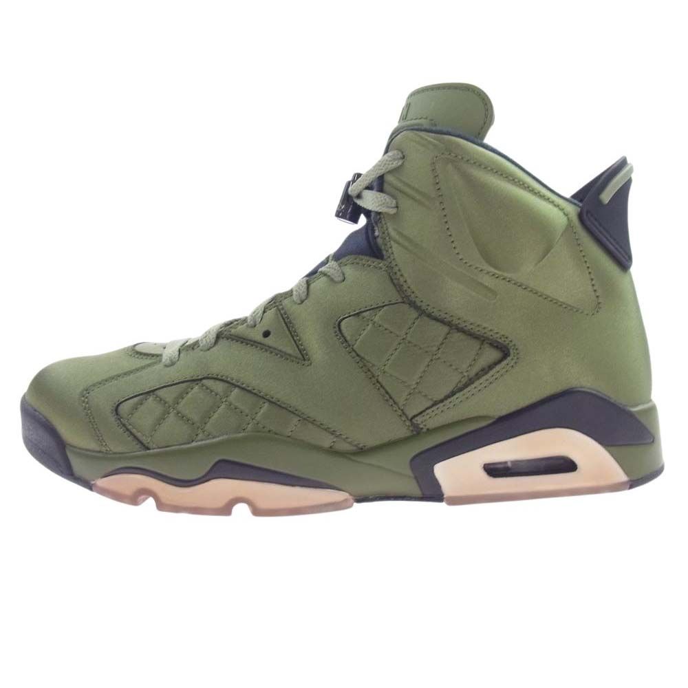 ナイキ スニーカー AH4614-303 AIR JORDAN 6 RETRO PINNACLE PROMO FLIGHT JACKET エアジョーダン 6 レトロ ピナクル プロモ フライト ジャケット スニーカー モスグリーン系 28.5cm【中古】