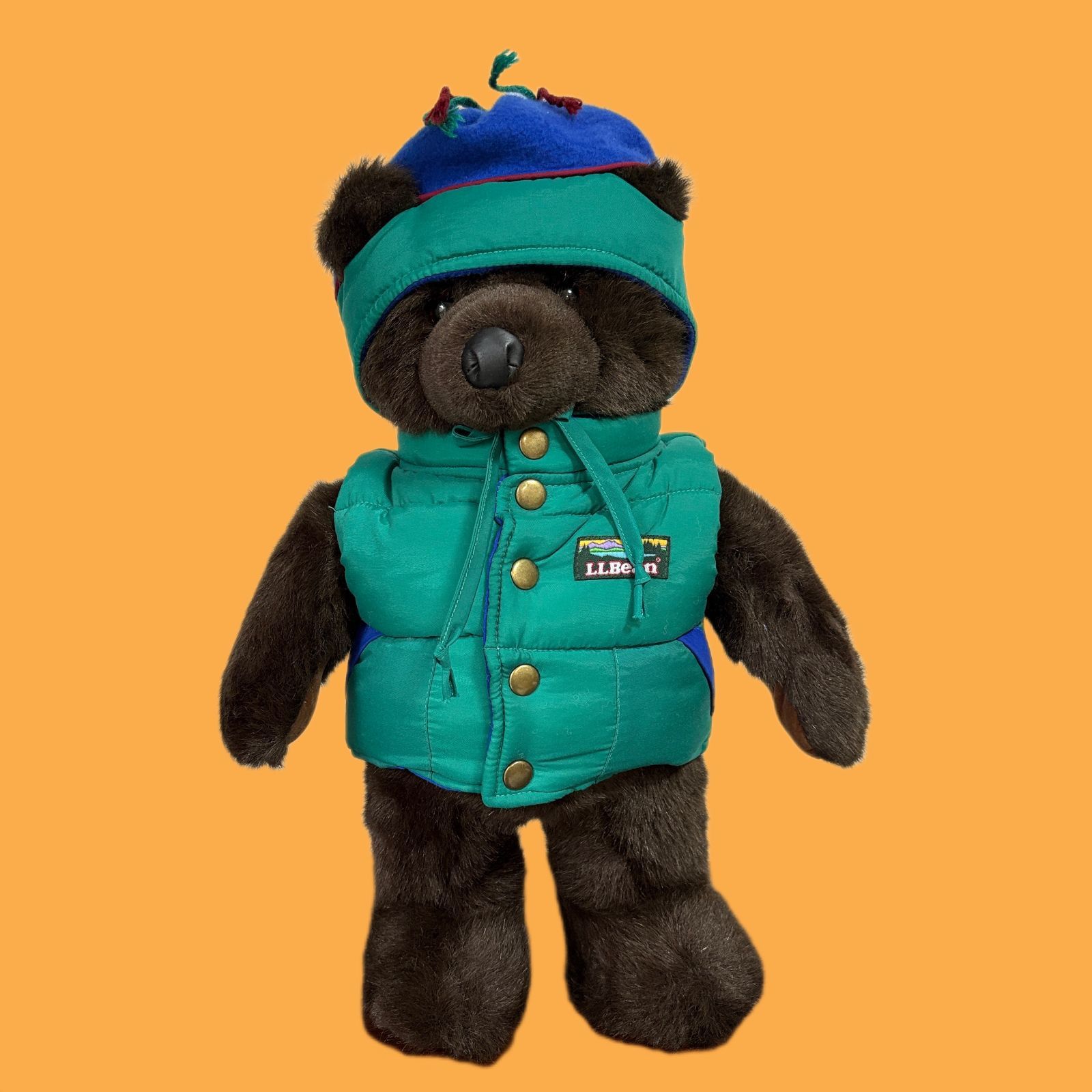 90s L LBean ビーンベアぬいぐるみ