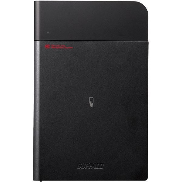 BUFFALO ICカードセキュリティ 強制暗号化 ウイルスチェック 耐衝撃ポータブルHDD 500GB HDS-PZN500U3TV3 