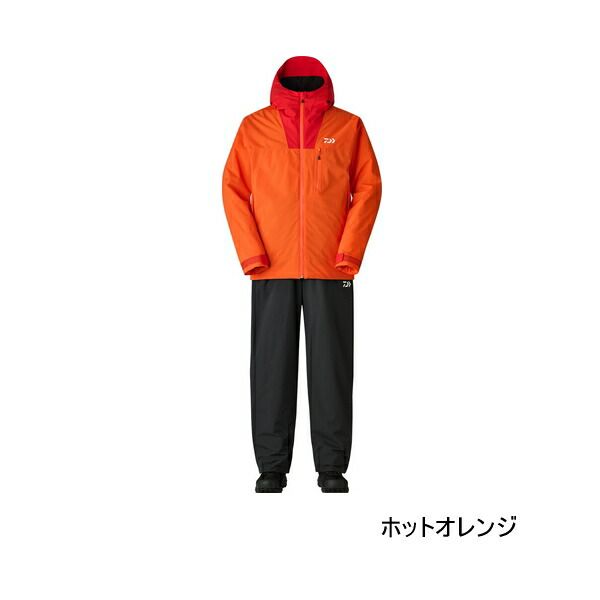 ≪ 25年9月新商品 ≫ ダイワ レインマックス R ウインタースーツ DW-3525 ホットオレンジ Lサイズ