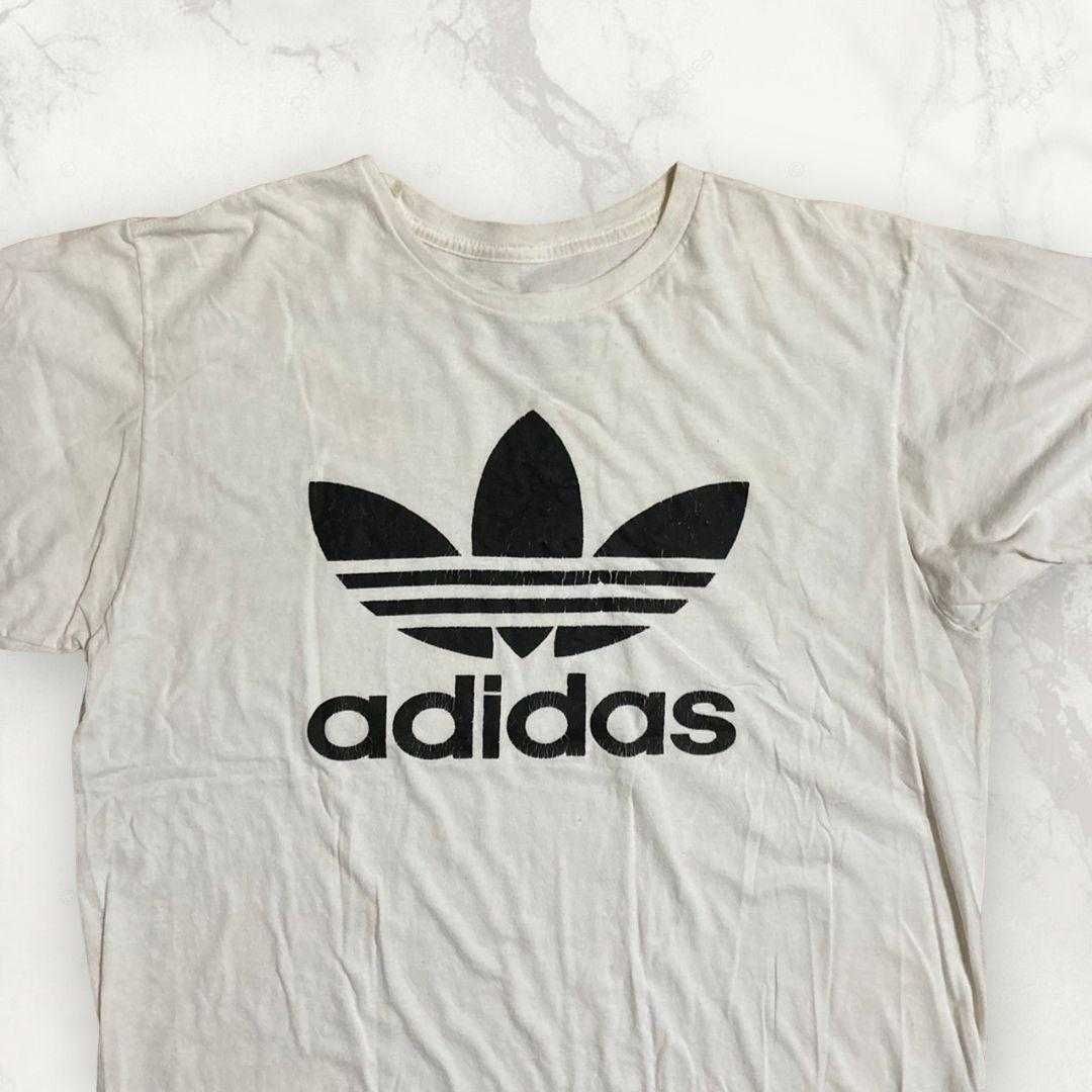 ユーズド 半袖 tシャツ 古着 GZE adidas 白 アディダス オリジナルス