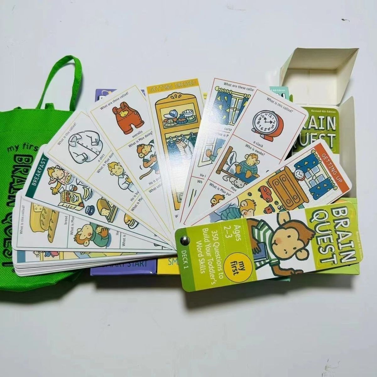 新品未使用】英語カード 英会話 Brain Quest 英語クイズカード