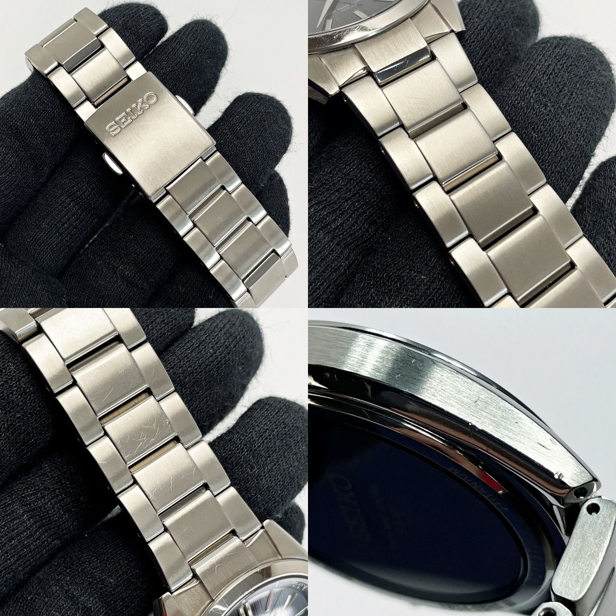 ほぼ新品 セイコー ブライツ SAGZ083 電波ソーラー 黒文字盤 セイコー