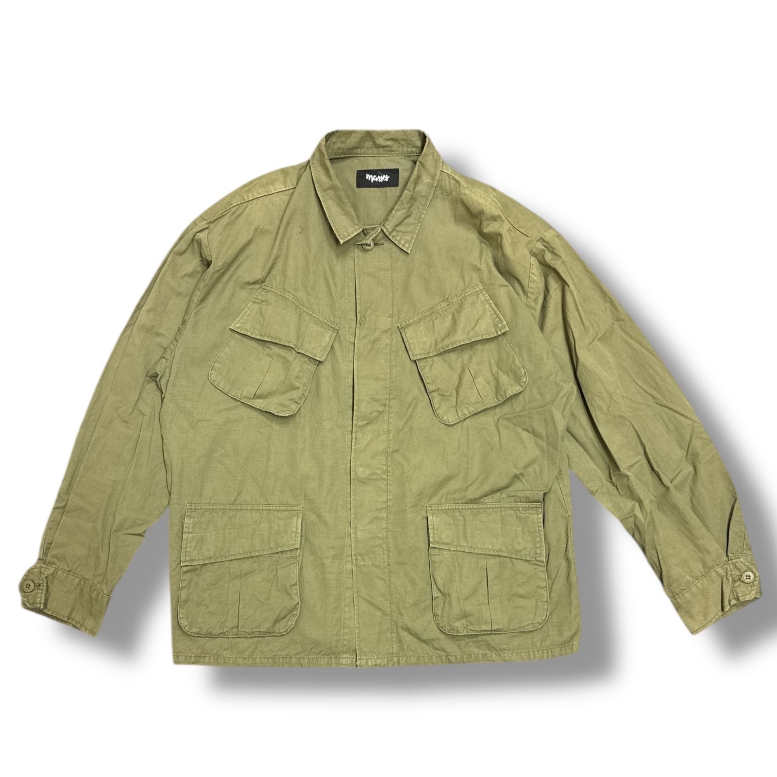 参考上代61600円 MASSES 23AW ×M&M BDU JKT コラボ ミリタリー 参考上代61600円 MASSES 23AW ×M&M BDU JKT コラボ ミリタリー