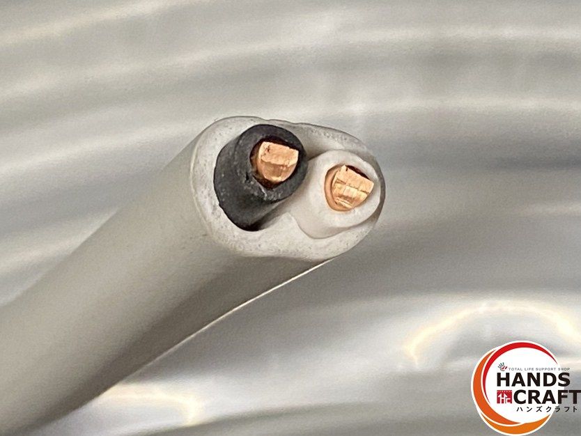 ● ♥品 住電 2×2.6mm VVF 11 電線 条長 100m 質量 17.1kg 概算 8月製造 HRDEVELOPMENT_JP