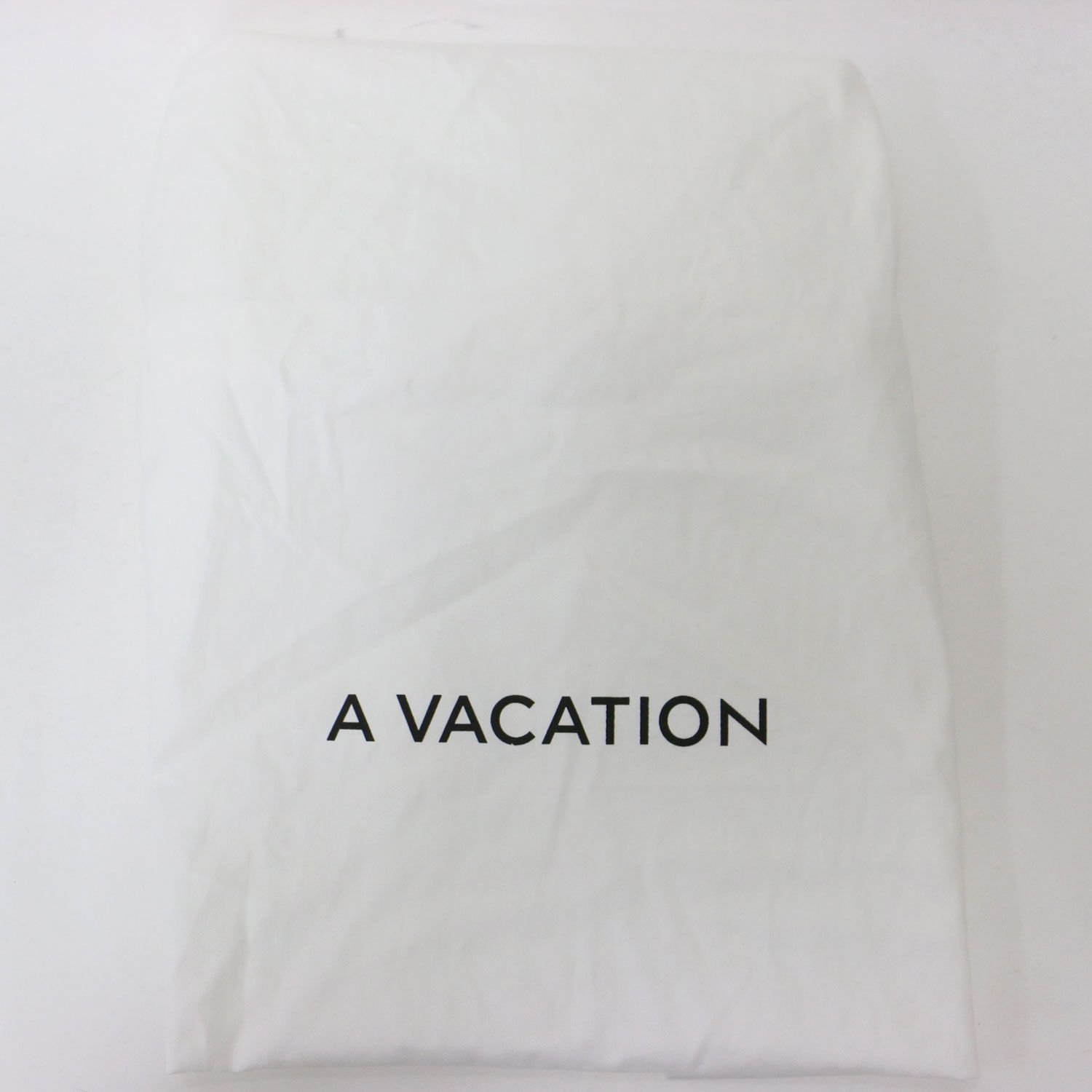 A VACATION ア ヴァケーション バッグ ブラック ベージュ系 / ドラム 