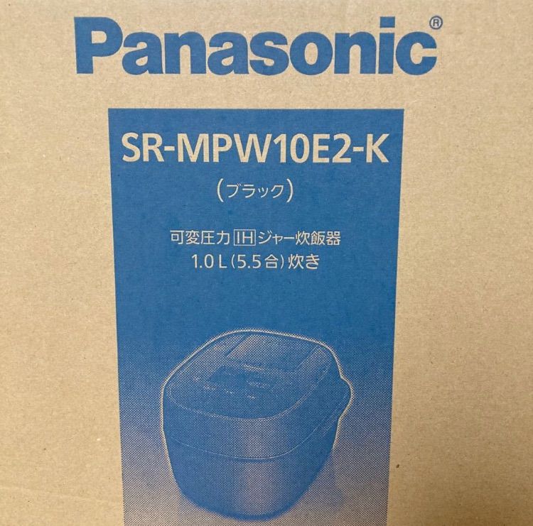 パナソニック SR-MPW10E9-K 炊飯器 5.5合 可変圧力 おどり炊き - メルカリ