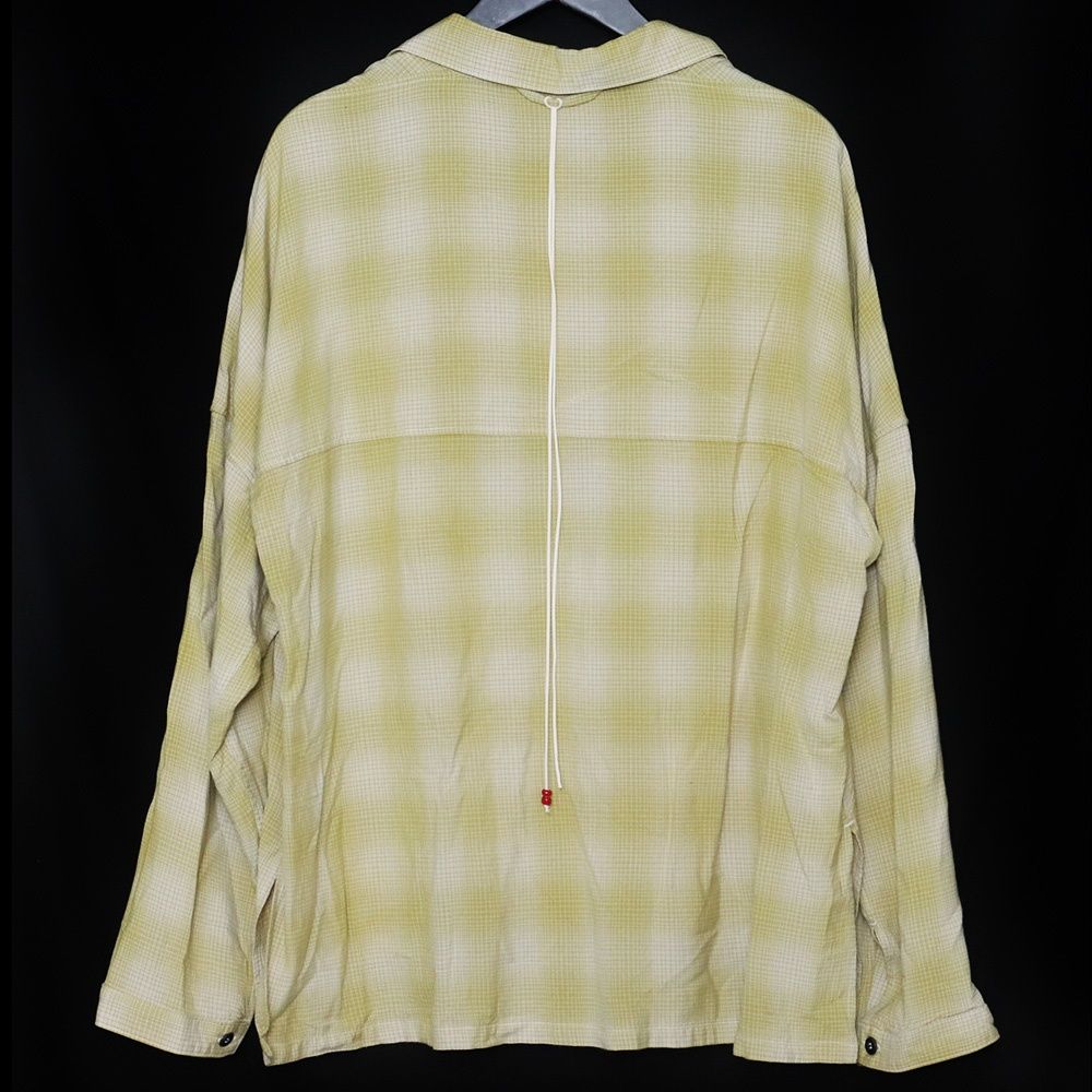 トップス ANCELLM OMBRE CHECK PULLOVER SHIRT ANCELLM／アンセルム／OMBRE CHECK PULLOVER SHIRT | ガーデン