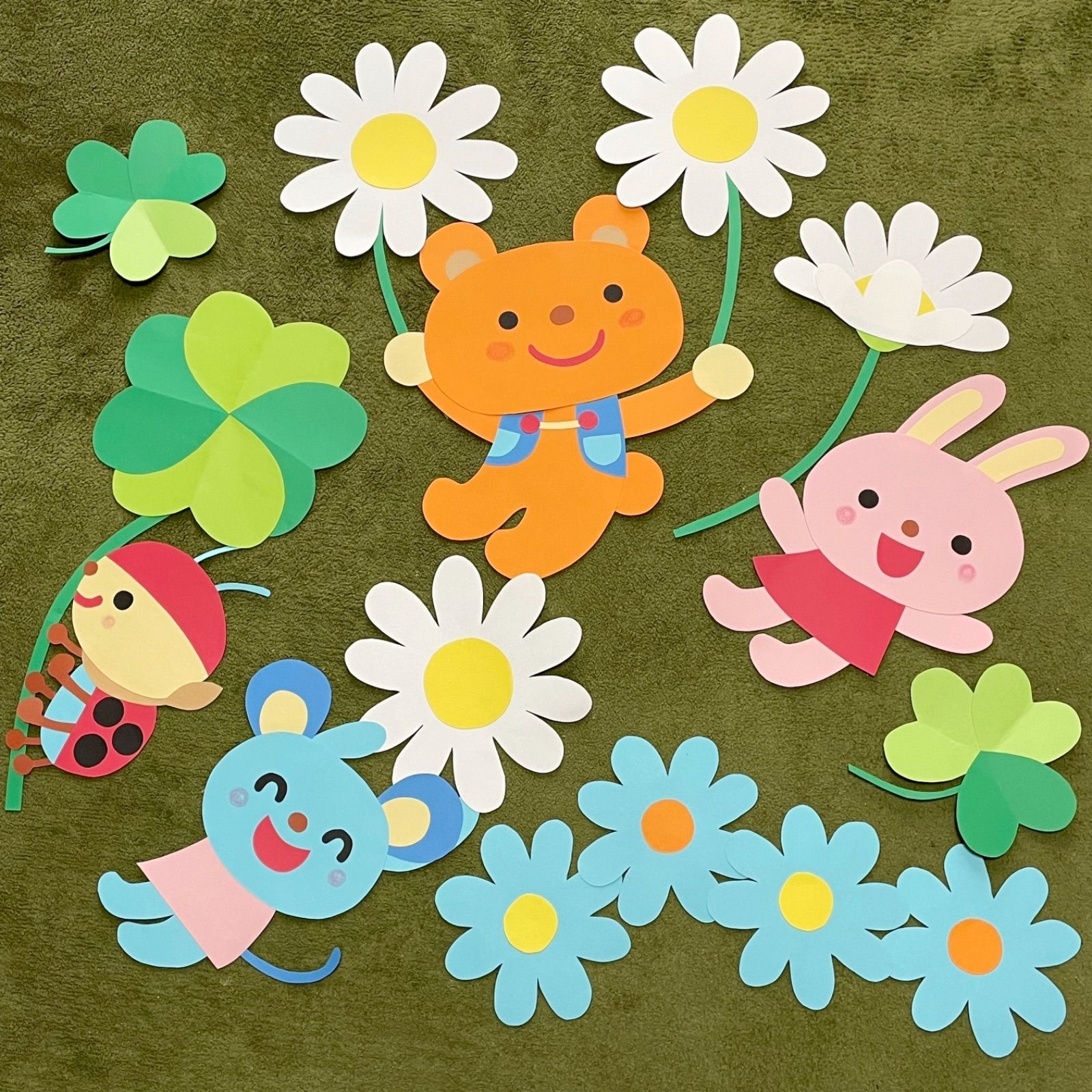 壁面 春壁面 3月 4月 幼稚園 入園式 始園式 - クラフト・布製品