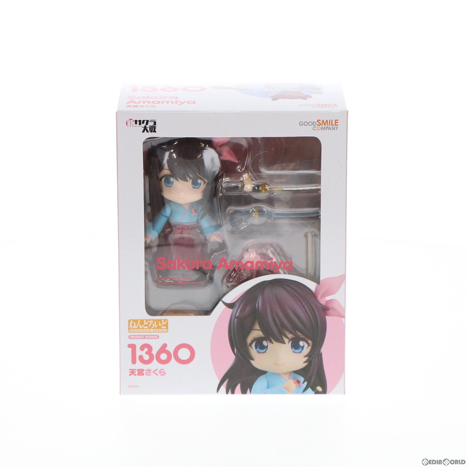 GOOD SMILE COMPANY - ねんどろいど 1360 天宮さくら(あまみやさくら) 新サクラ大戦 完成品 可動フィギュア グッドスマイルカンパニー Amazon.co.jp: ねんどろいど 新サクラ大戦 天宮さくら ノン