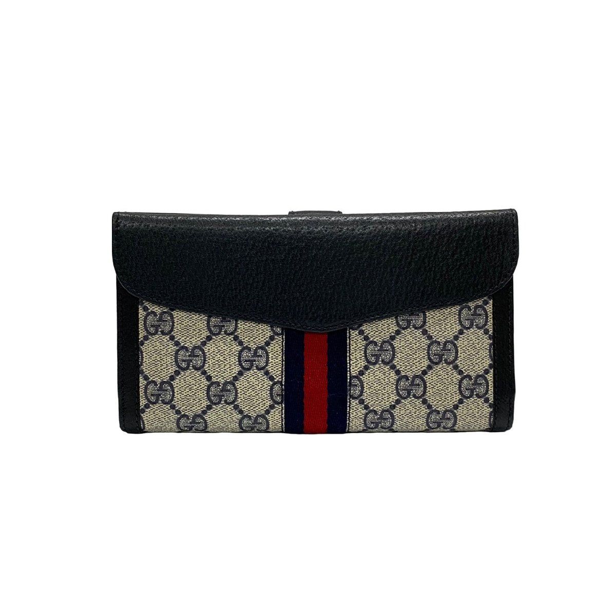 極 美品 GUCCI グッチ ヴィンテージ シェリーライン GG 金具 ロゴ