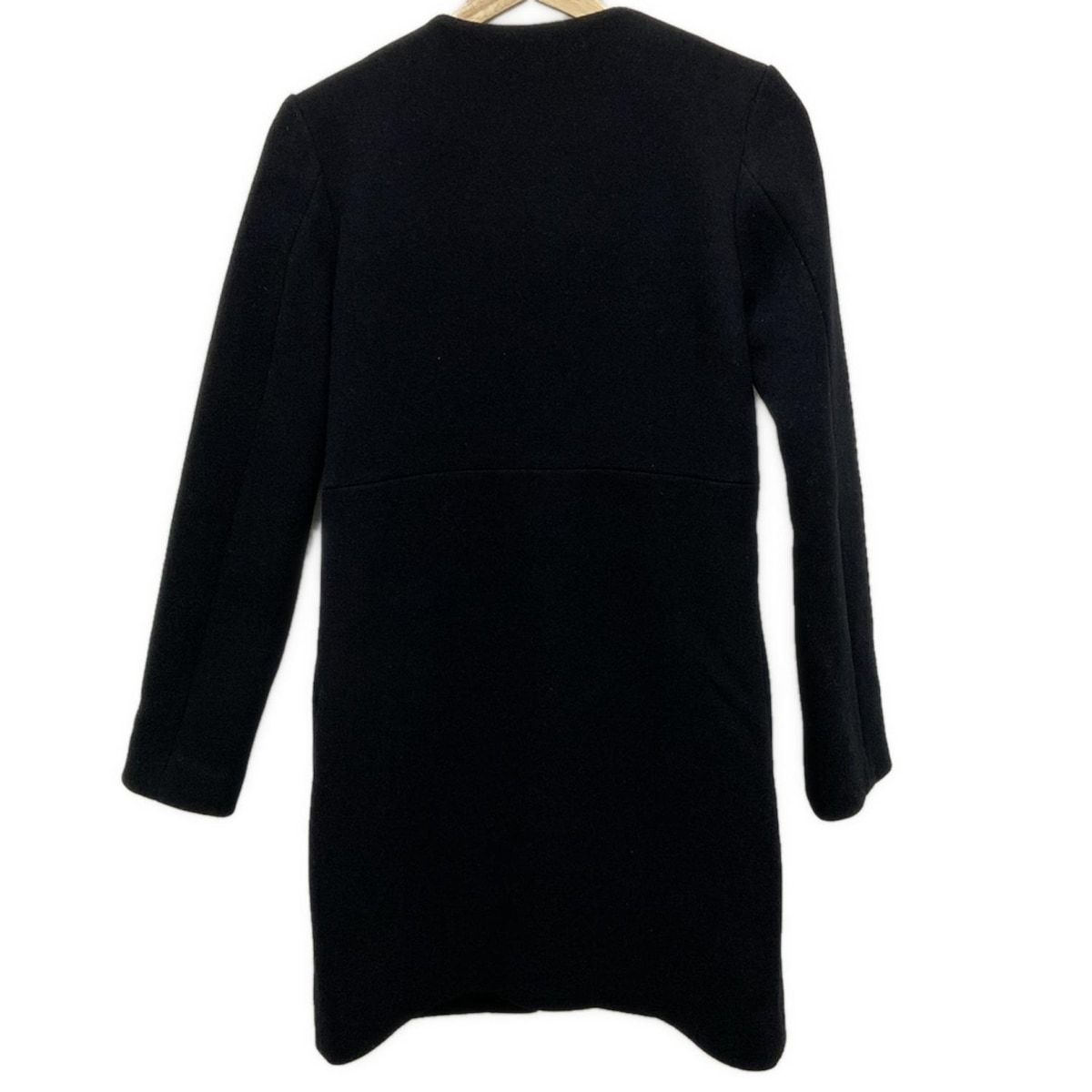 【美品】YOKO CHAN ノーカラーパールコート 36サイズ YOKO CHAN(ヨーコ チャン) コート サイズ36 S レディース YCC