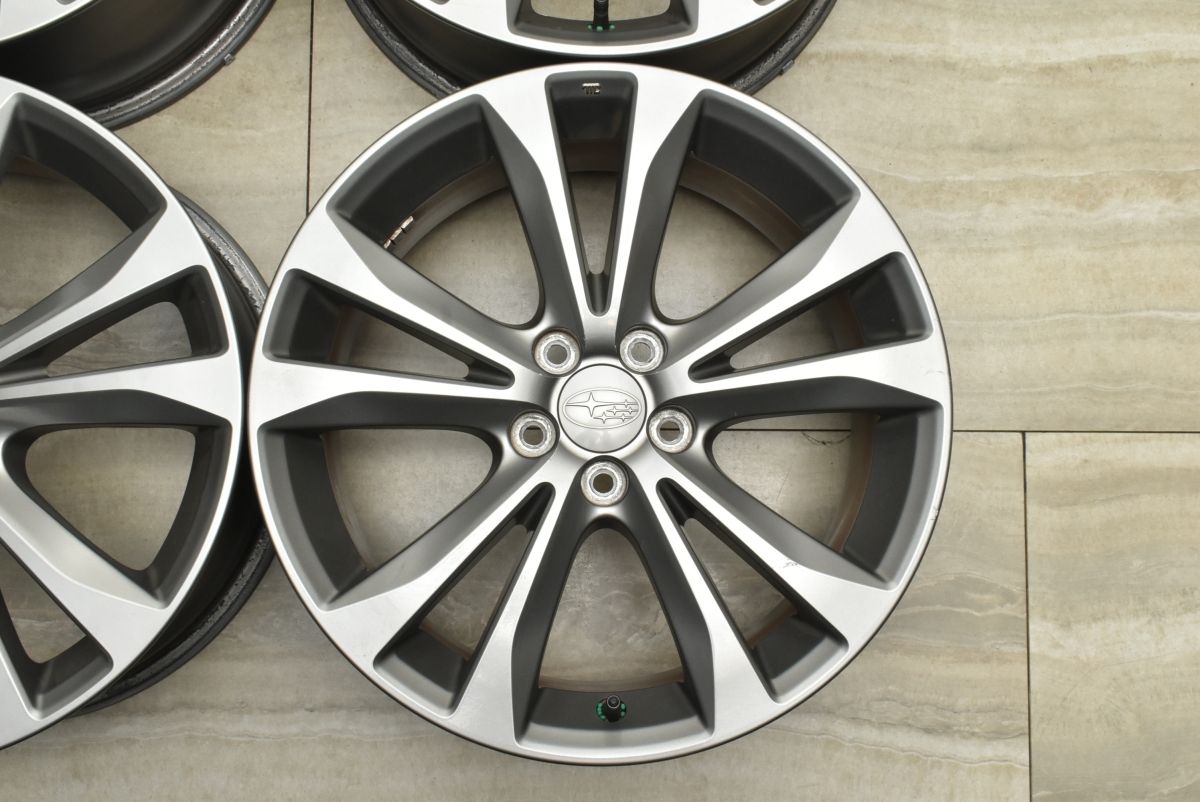 スタッドレス用などに】スバル 純正 17in 7.5J +55 PCD100 4本