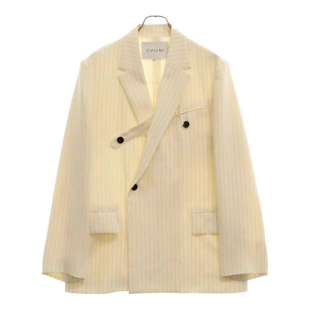 CULLNI (クルニ) 24SS Stripe Double Cloth Tailored Jacket 24-SS  