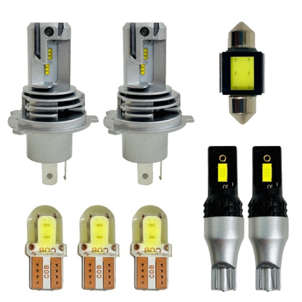 LA600/610S タント 前期 LED ルームランプ ウェッジ球セット T10 COB 全面発光 バックランプ 車内灯 リバースランプ ヘッドライト パーツ