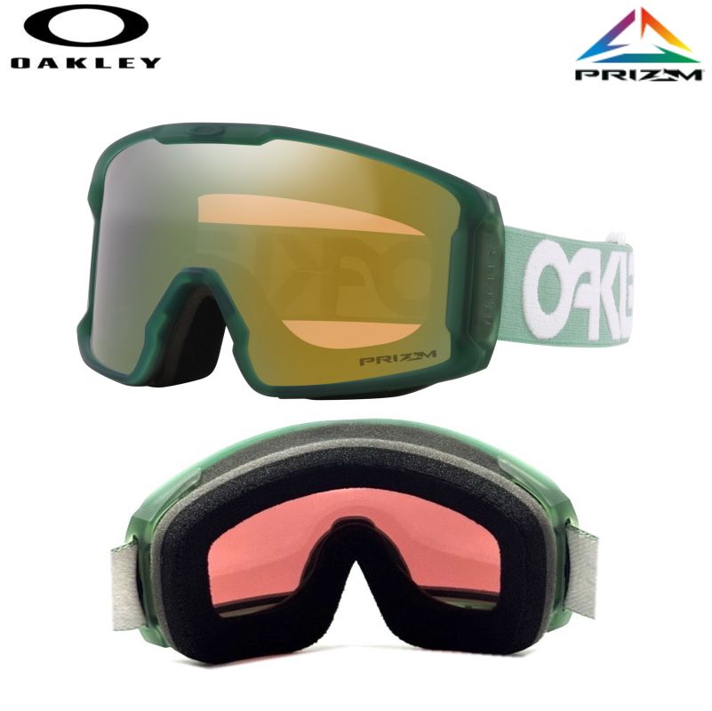 24-25OAKLEY LINE MINER M JADE レンズ PRIZM SAGE GOLD IRIDIUMオークリー