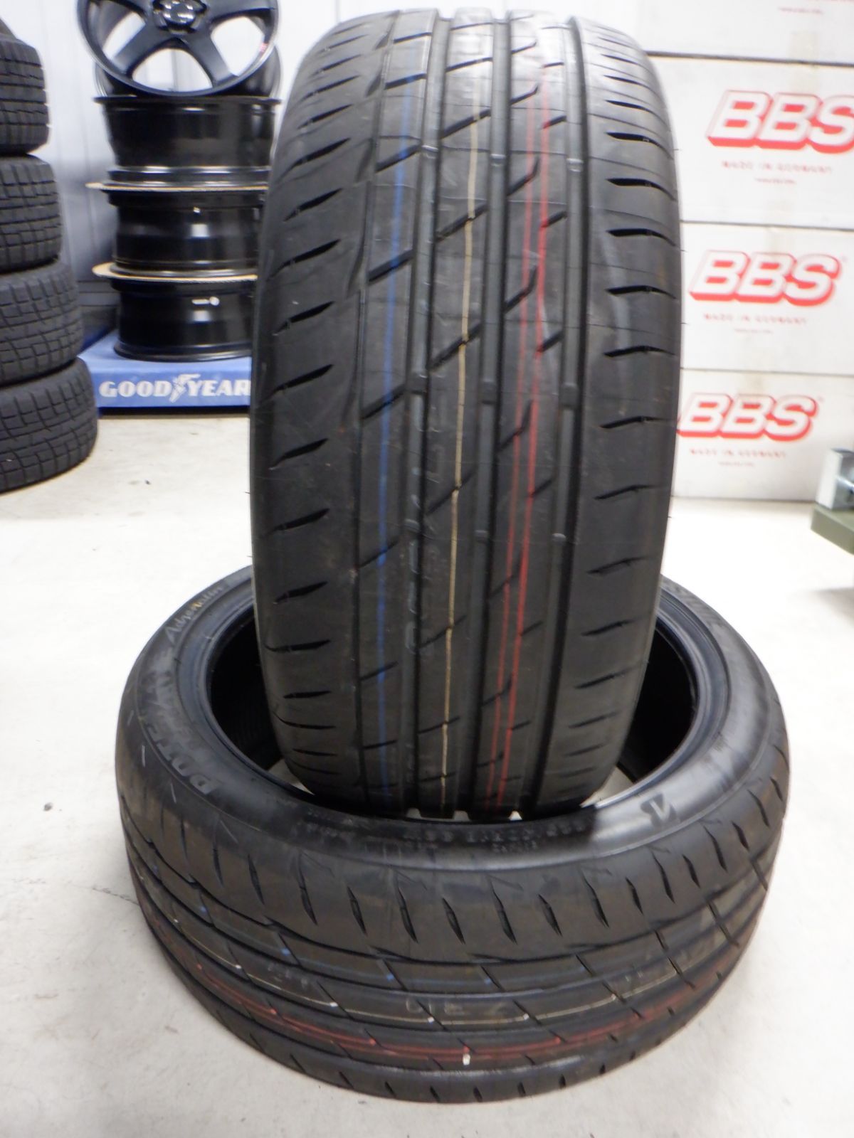 225 40R18 ブリヂストン ポテンザRE004アドレナリン ２本 製 シビックR アウディ ゴルフ BMWなどに