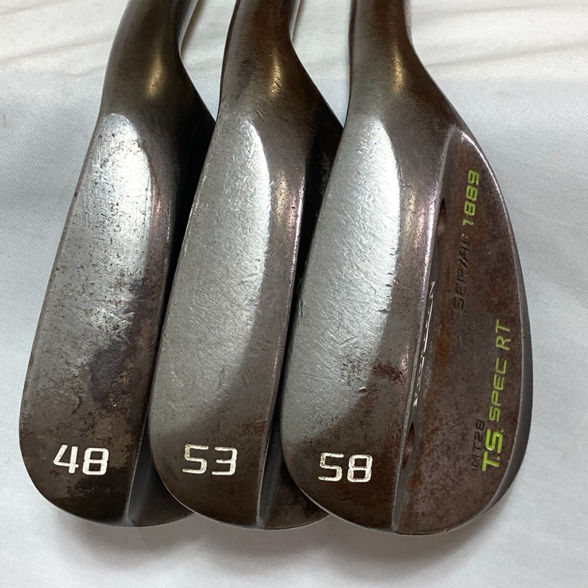 希少Fourteen MT-28 t.s.spec RT 48，53，58 MODUS3 tour 105 wedge  フォーティーン MT28 T.S. SPEC RT 3本セット