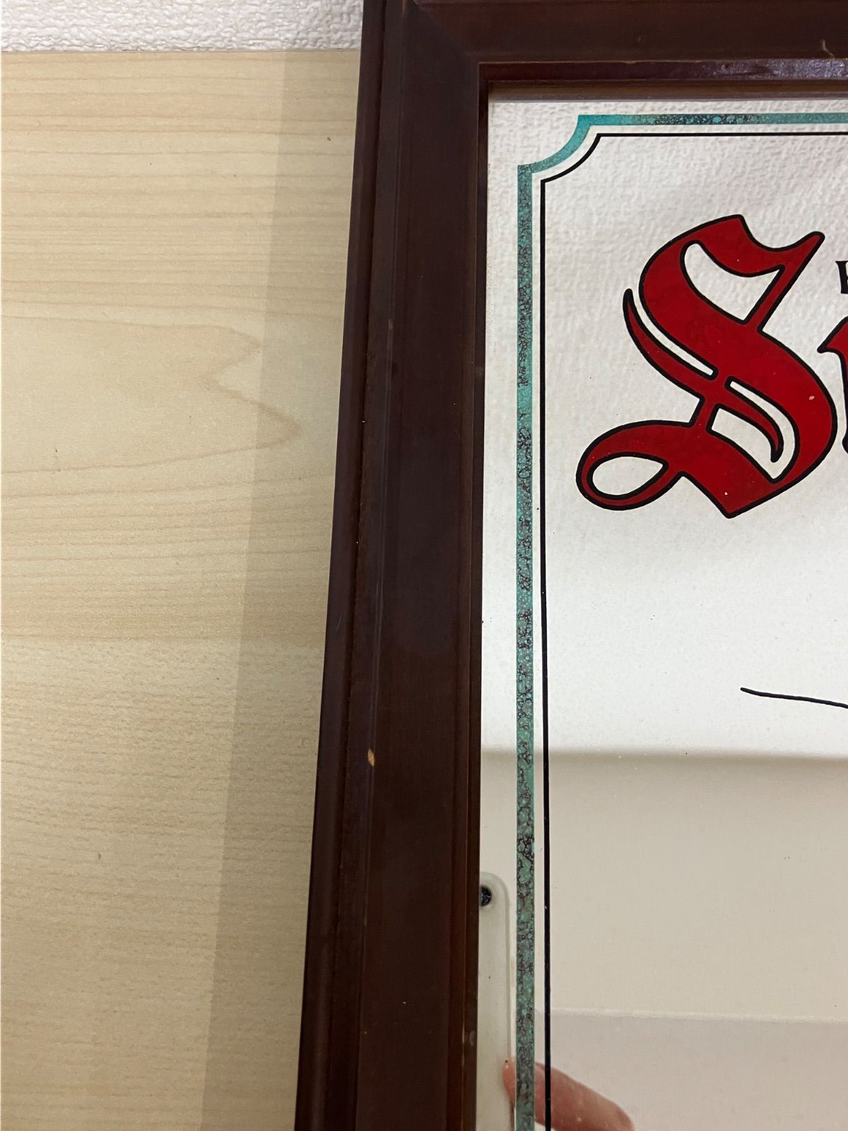 P/NIKKA WHISKY パブミラー 昭和レトロ ストア ヴィンテージ P/NIKKA